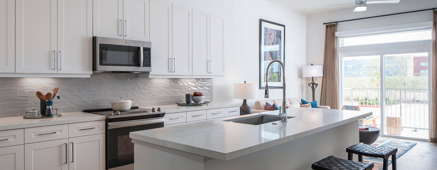 Spacious kitchens with thoughtful details